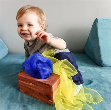 Magic tissue box baby toy